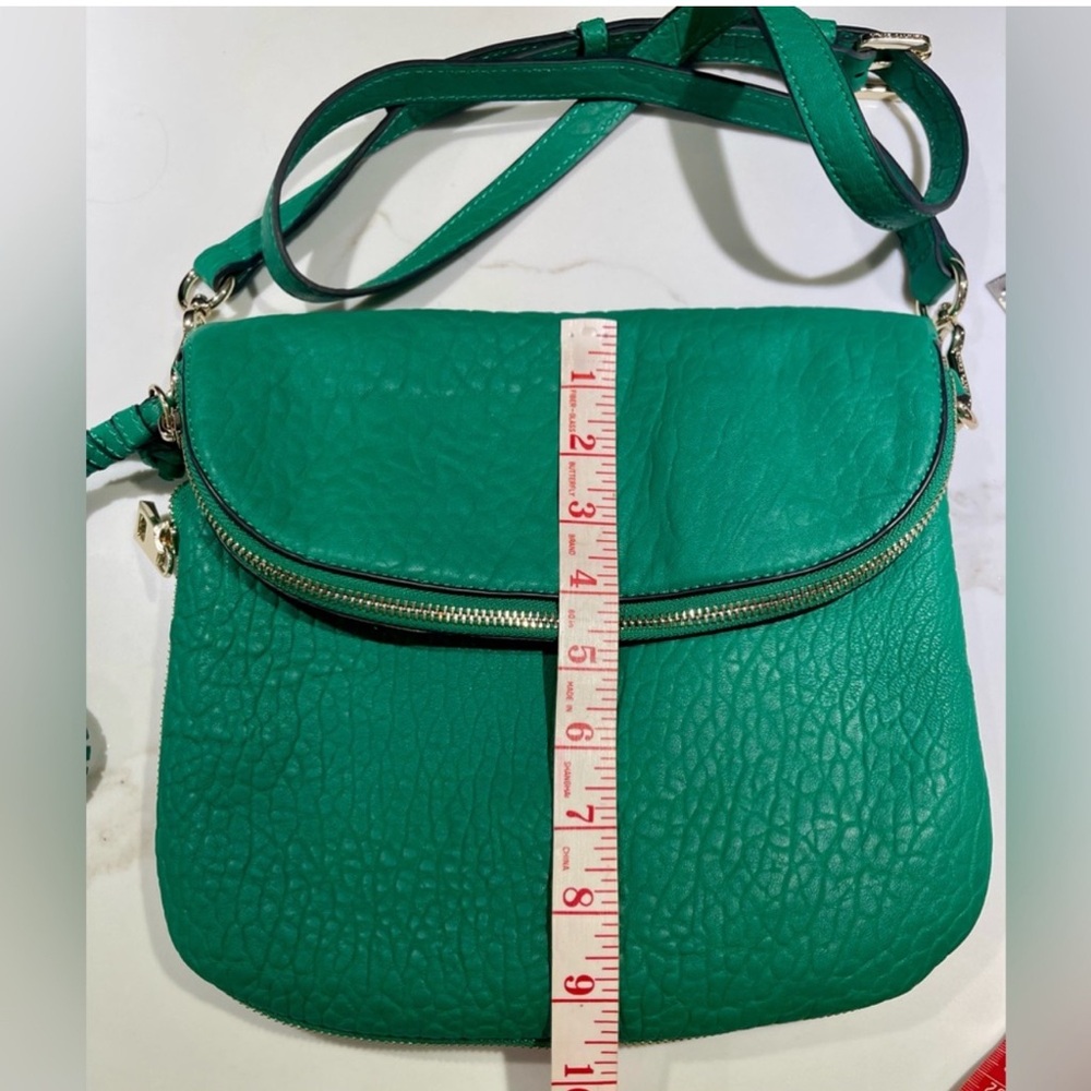 Green Leather Crossbody Bag